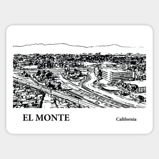 El Monte California Sticker